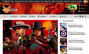 Schermafbeelding van evilgamerz.com