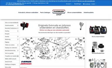 Schermafbeelding van evinrudeshop.nl
