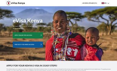 Schermafbeelding van evisa-kenya.com