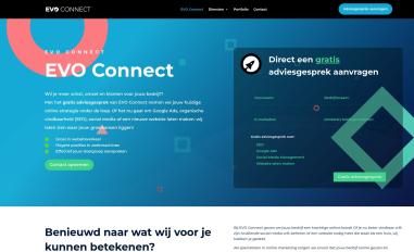 Schermafbeelding van evoconnect.nl