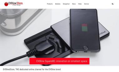Schermafbeelding van evolinestore.com