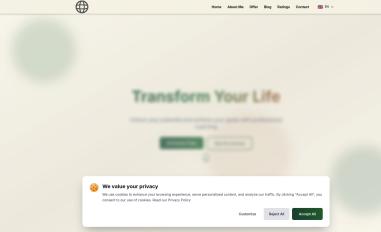 Schermafbeelding van ewakebrowska.coach