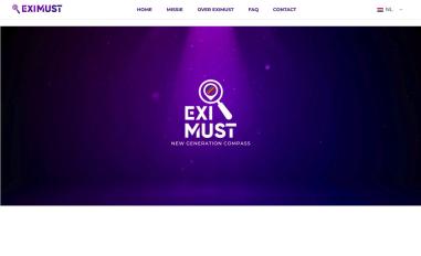 Schermafbeelding van eximust.nl