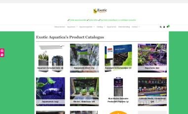 Schermafbeelding van exoticaquatica.nl