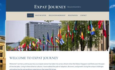 Schermafbeelding van expatjourney.org