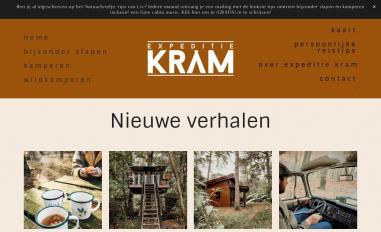 Schermafbeelding van expeditiekram.nl