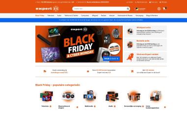 Schermafbeelding van expert.nl