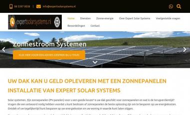 Schermafbeelding van expertsolarsystems.nl