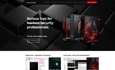 Schermafbeelding van exploitpack.com