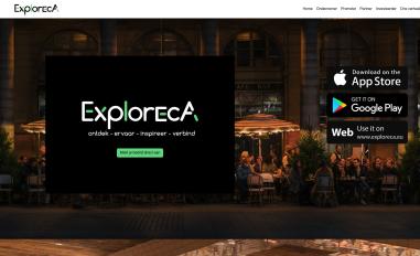 Schermafbeelding van exploreca.nl