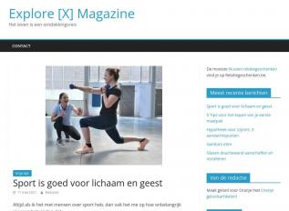 Schermafbeelding van exploremagazine.nl