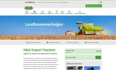 Schermafbeelding van exporttractors.nl