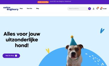 Schermafbeelding van extradoginary.be