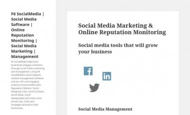 Schermafbeelding van f6socialmedia.com