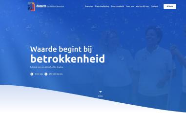 Schermafbeelding van facilitairdomein.nl