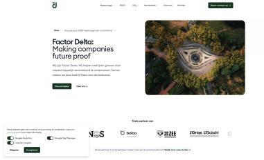 Schermafbeelding van factordelta.nl