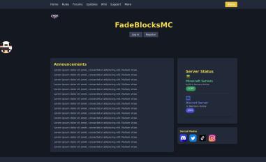 Schermafbeelding van fadeblocksmc.com