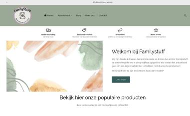 Schermafbeelding van familystuff.nl
