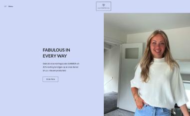 Schermafbeelding van fashionbymelina.nl