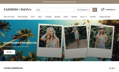 Schermafbeelding van fashionfordays.dk