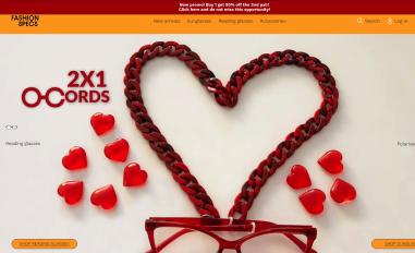 Schermafbeelding van fashionspecs.com