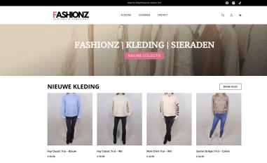 Schermafbeelding van fashionz.nl