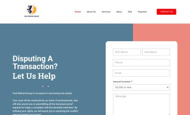 Schermafbeelding van fastrefundgroup.com