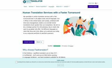Schermafbeelding van fasttranslator.com
