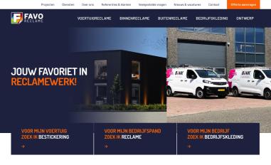 Schermafbeelding van favoreclame.nl