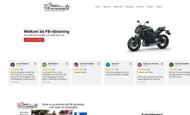 Schermafbeelding van fb-rijtraining.nl