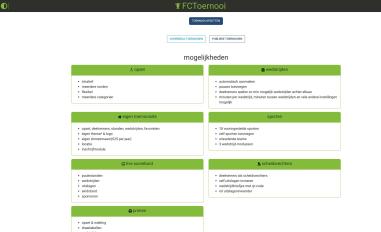 Schermafbeelding van fctoernooi.nl