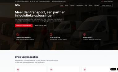 Schermafbeelding van featransport.nl