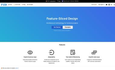 Schermafbeelding van feature-sliced.design