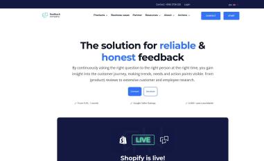 Schermafbeelding van feedbackcompany.com