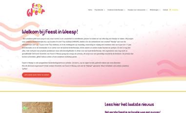 Schermafbeelding van feestinweesp.nl