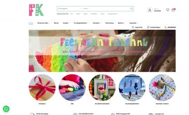 Schermafbeelding van feestjeknutselen.nl