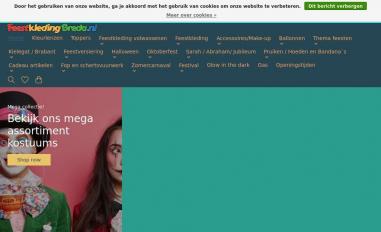 Schermafbeelding van feestkledingbreda.nl