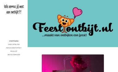 Schermafbeelding van feestontbijt.nl