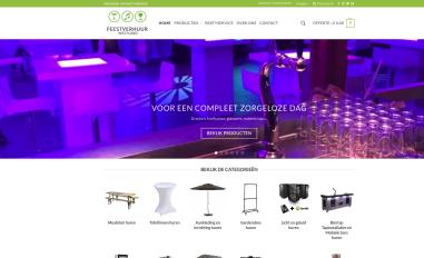 Schermafbeelding van feestverhuurwestland.nl