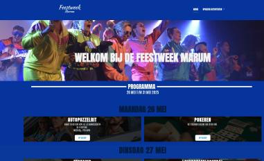 Schermafbeelding van feestweekmarum.nl