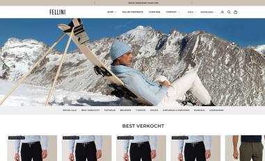 Schermafbeelding van felliniclothing.com