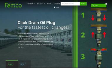 Schermafbeelding van femco.com