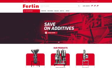 Schermafbeelding van ferlinplastics.com