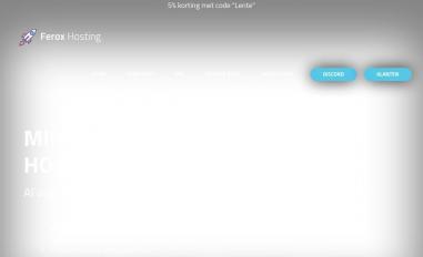 Schermafbeelding van feroxhosting.nl