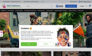 Schermafbeelding van fiets-stoeltje.nl