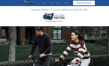 Schermafbeelding van fietsenpeeten.be