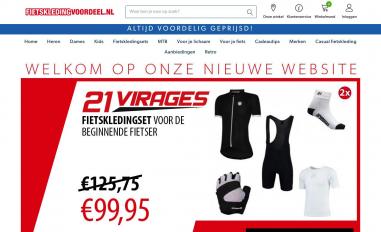 Schermafbeelding van fietskledingvoordeel.nl