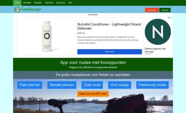 Schermafbeelding van fietsknoop.nl