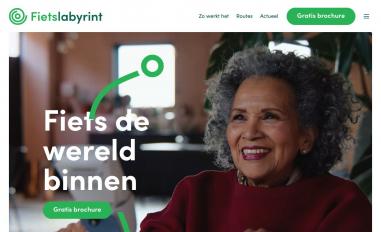 Schermafbeelding van fietslabyrint.nl
