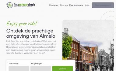 Schermafbeelding van fietsverhuuralmelo.nl